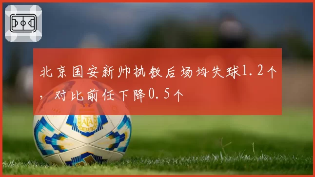 北京国安新帅执教后场均失球1.2个，对比前任下降0.5个